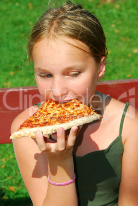Girl pizza