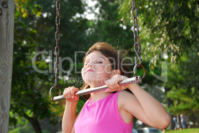 Girl on playground