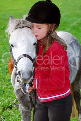 Girl and pony