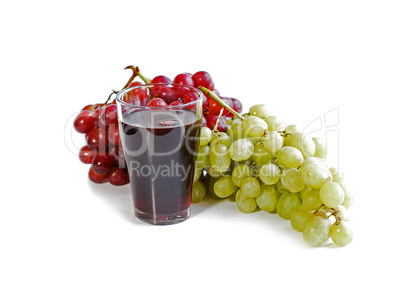 Grapes and juice