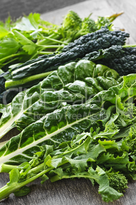 Dark green leafy vegetables