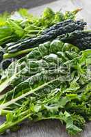 Dark green leafy vegetables