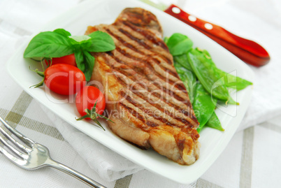 Grilled steak