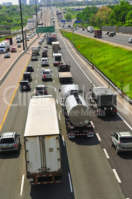 Busy highway