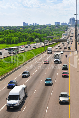 Busy highway