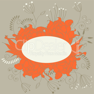 Template for decorative card