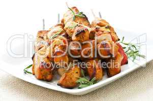 Chicken skewers