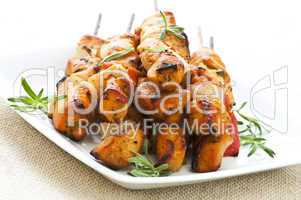 Chicken skewers