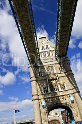 Tower bridge in London