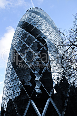Gherkin building in London Gherkin building in London