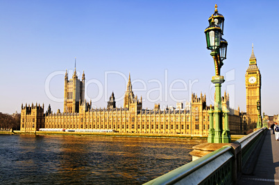 Palace of Westminster from bridge