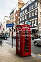 Telephone box in London