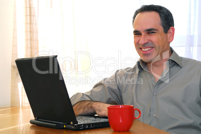 Man with laptop Man with laptop