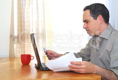 Man with laptop