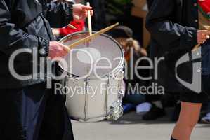Marching band drums