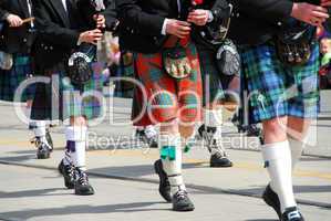 Scottish marching band
