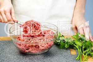 Cooking with ground beef