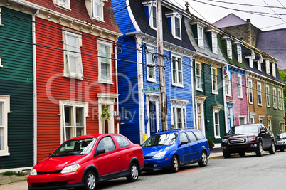 Colorful houses in St. John's