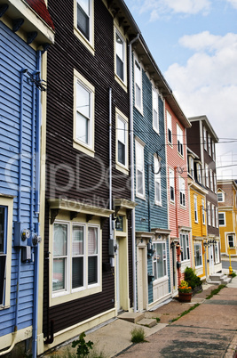 Colorful houses in St. John's