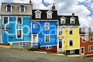 Colorful houses in St. John's