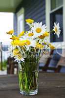 Wildflowers bouquet at cottage