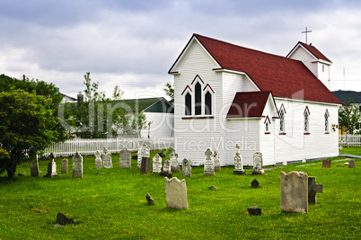 St. Luke's Church and cemetery in Placentia