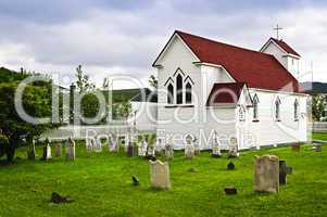St. Luke's Church and cemetery in Placentia