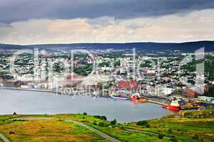 Cityscape of Saint John's from Signal Hill