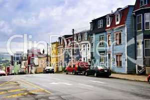 Colorful houses in St. John's