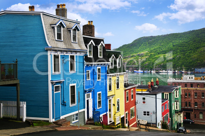 Colorful houses in St. John's