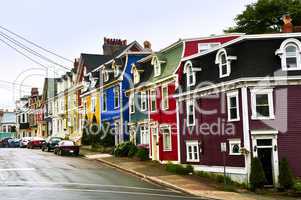 Colorful houses in Newfoundland