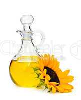 Sunflower oil bottle