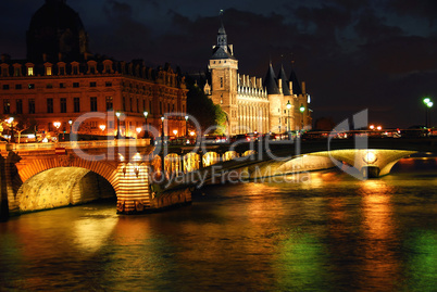 Nighttime Paris
