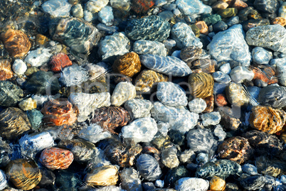 Colorful pebbles