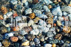 Colorful pebbles