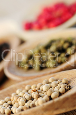 Assorted peppercorns