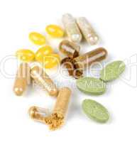 Herbal supplement pills