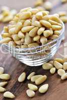 Bowl of pine nuts