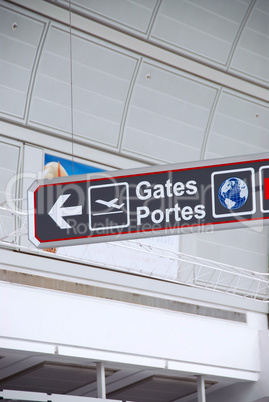 Airport sign