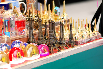 Eiffel tower souvenirs