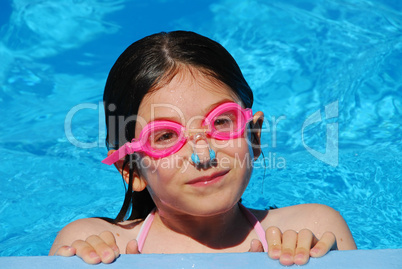 Girl child pool