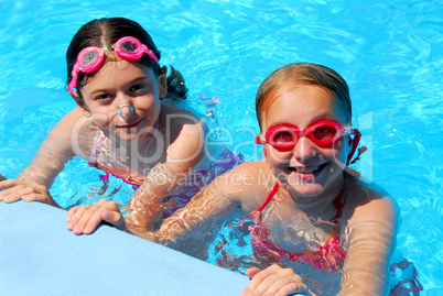 Girls children pool