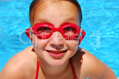 Girl child pool