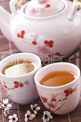 Green tea set