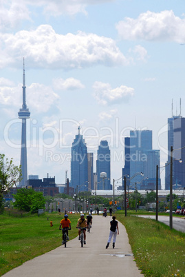 Toronto city skyline