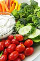 Vegetables and dip