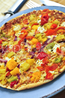 Vegetarian pizza