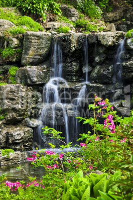 Cascading waterfall