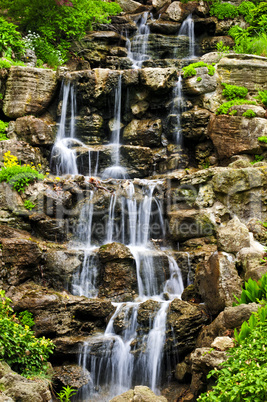 Cascading waterfall