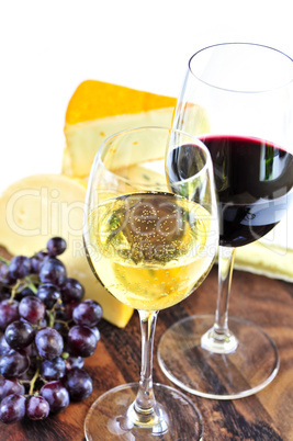 Wine and cheese